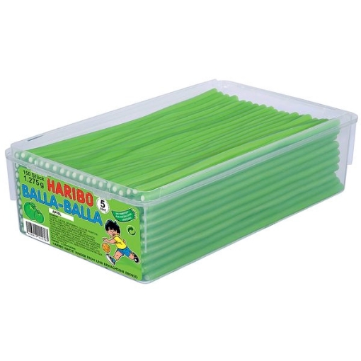 Billede af Haribo Balla Balla Stixx Sure Æbler 1125 g.MHT.31-03-2026