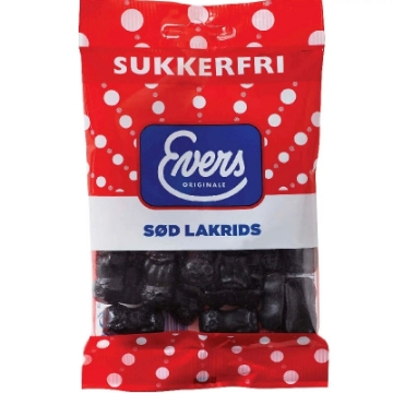 Billede af Evers Sød Lakrids 60 g.