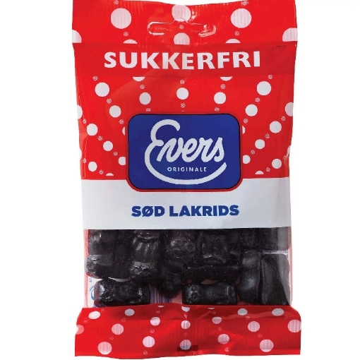 Billede af Evers Sød Lakrids 60 g.