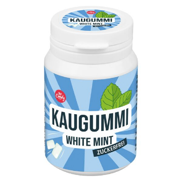 Billede af M'Candy Tyggegummi Hvid Mint 70 g.