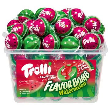 Billede af Trolli Flavorbomb Watermelono 60 stk. /1128 g.