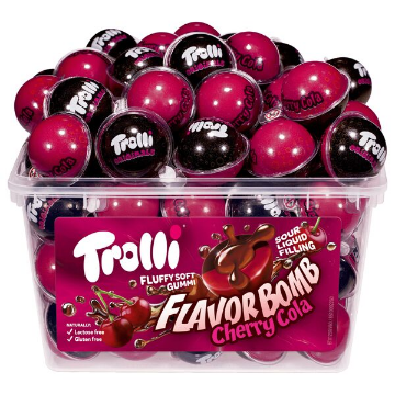 Billede af Trolli Flavorbomb Cherry Cola 60 stk. /1128 g.