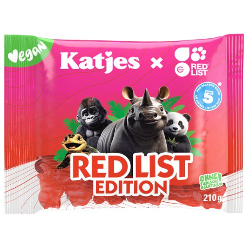 Billede af Katjes Red List 210 g.