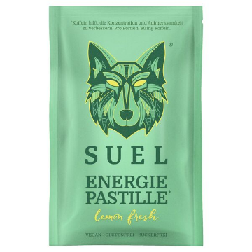 Billede af SUEL Citron Energi-pastil /Koffein 12 g.