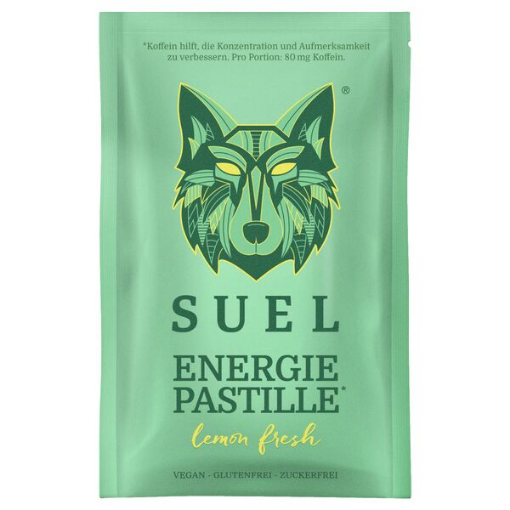 Billede af SUEL Citron Energi-pastil /Koffein 12 g.
