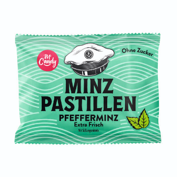 Billede af M'Candy Pebermynte uden sukker 25 g.