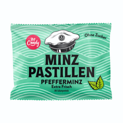 Billede af M'Candy Pebermynte uden sukker 25 g.