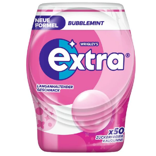Billede af Wrigley's Extra Bubblemint u/sukker 70 g.