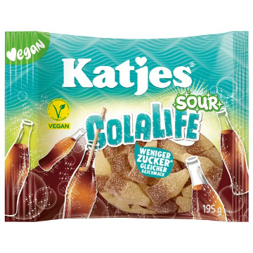 Billede af Katjes Colalife Sur 210 g.