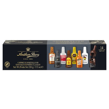 Billede af Anthon Berg 14 Likørflasker 219 g.