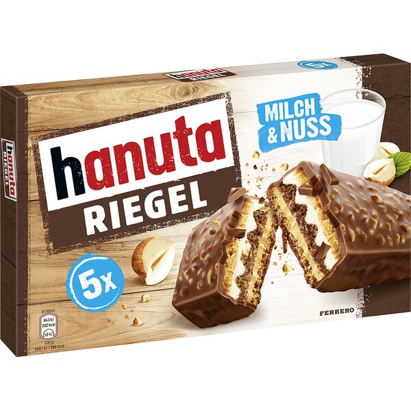 Ferrero Hanuta Bar 5 x 34 g.MHT.28-09-2026