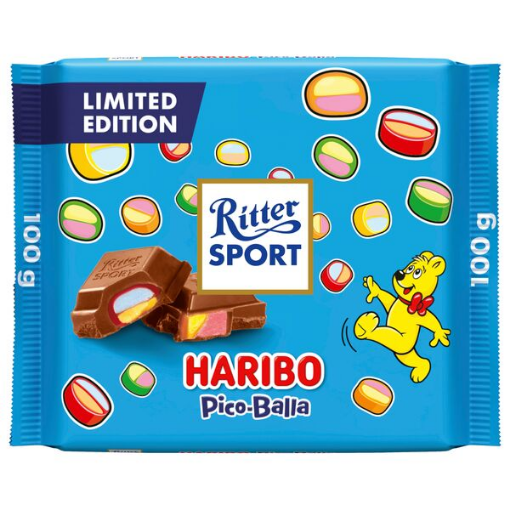 Billede af Ritter Sport Haribo Pico-Balla 100 g.
