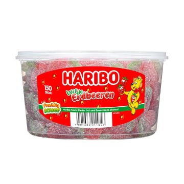 Billede af Haribo Wilde Erdbeeren Sauer 1200 g.