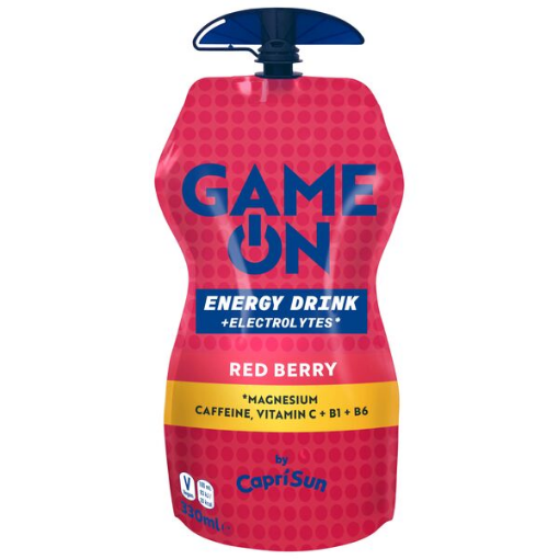 Billede af Game On Energy Drink Red Berry by Capri Sun 15 x 330 ml.