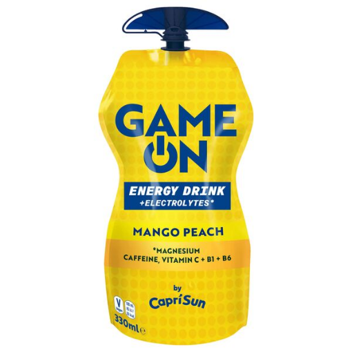 Billede af Game On Energy Drink Mango-Peach by Capri Sun15 x 330 ml.