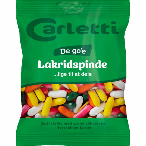 Billede af Carletti Lakridspinde 380 g.